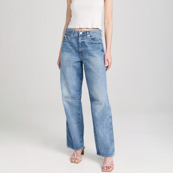 AMO Sandra Baggy Jeans in Cherry Bomb Size 26